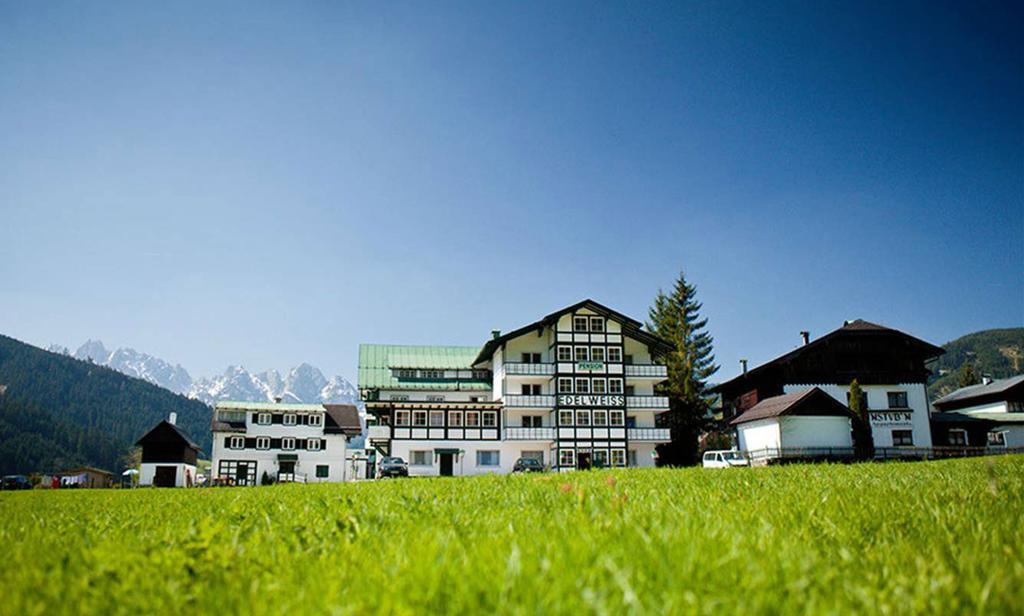 Apartment Almroeserl Edelweiss Gosau Exterior foto
